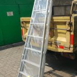 APACHE Tangga Lipat Aluminium 2.4 Meter diluruskan jadi 4.8 Meter AP4240