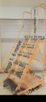 Tangga Dorong Push Ladder 6 Step 1.6 Meter