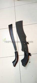 Golok Tramontina Lokal Bahan Baja 22 Inch Model Lengkung