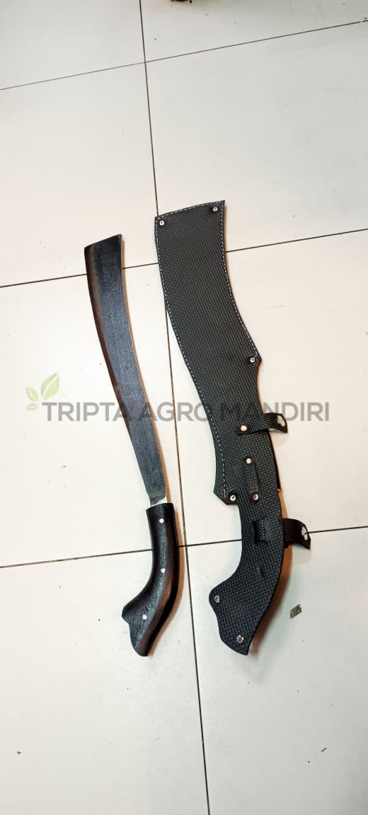 g4 Golok Tramontina Lokal Bahan Baja 22 Inch Model Lengkung - Gambar 1