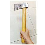 Kapak Baja Serba Guna Premium 700 gr Gagang Kayu 30 cm - Gambar 4